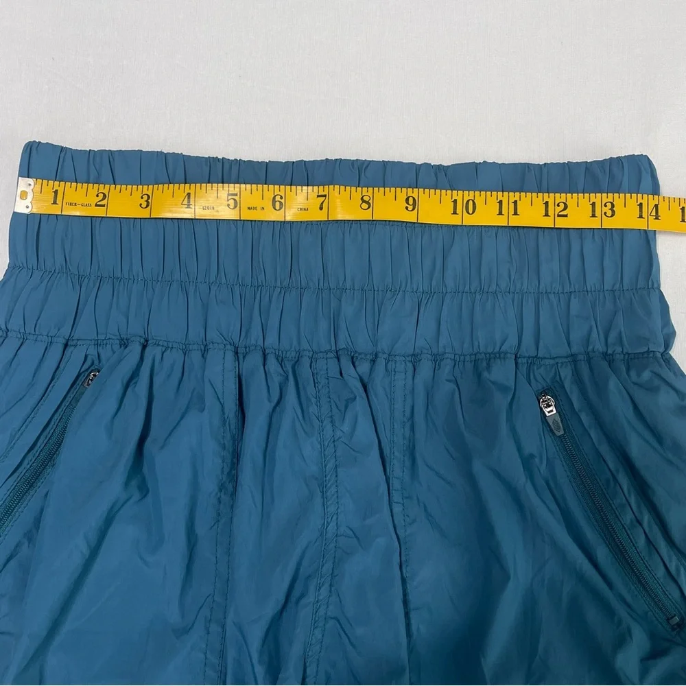 FP Movement Running Shorts Stargazer Teal High Rise size Large